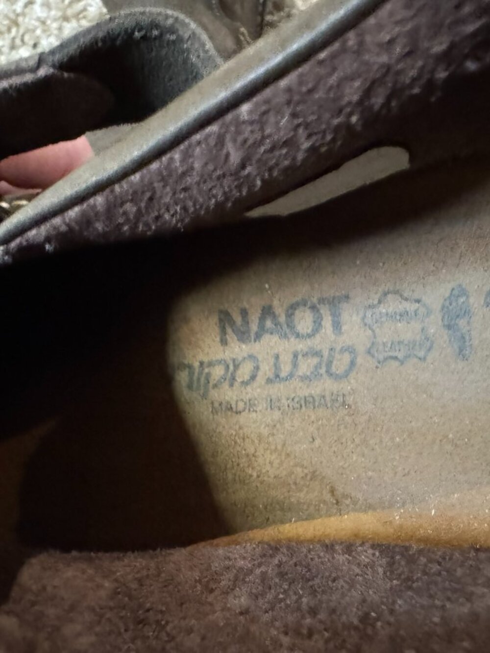 Naot Leather Ankle Boot Size 40 (US Size 9) Buckled Slip-On Shoes - Picture 6 of 6